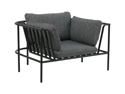 Collier kreslo cierne